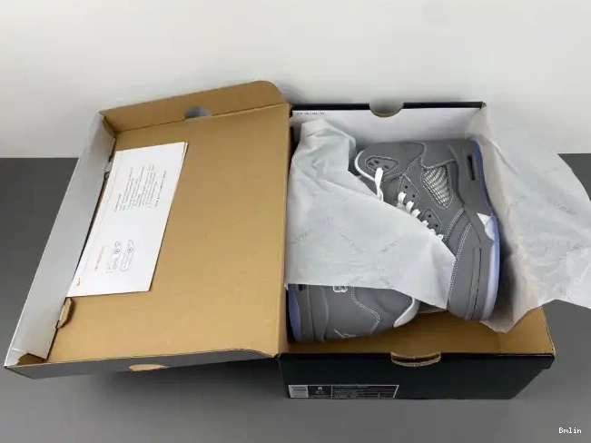 Bmlin shoes Wolf Jordan 136027-005 Retro Grey 5 Air 0522